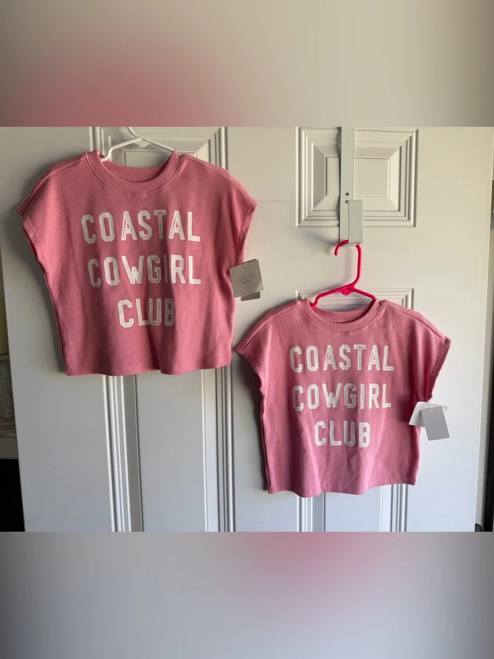 NWT Coastal Cowgirl Club Pink Shirt 3T